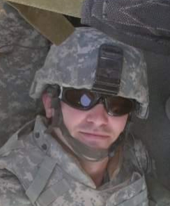 Graduate School of Social Work student and Army veteran, Joseph Harkins