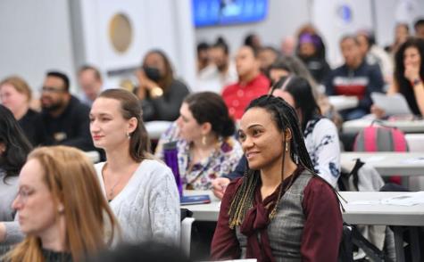 Graduate School of Social Work students at Community Day 