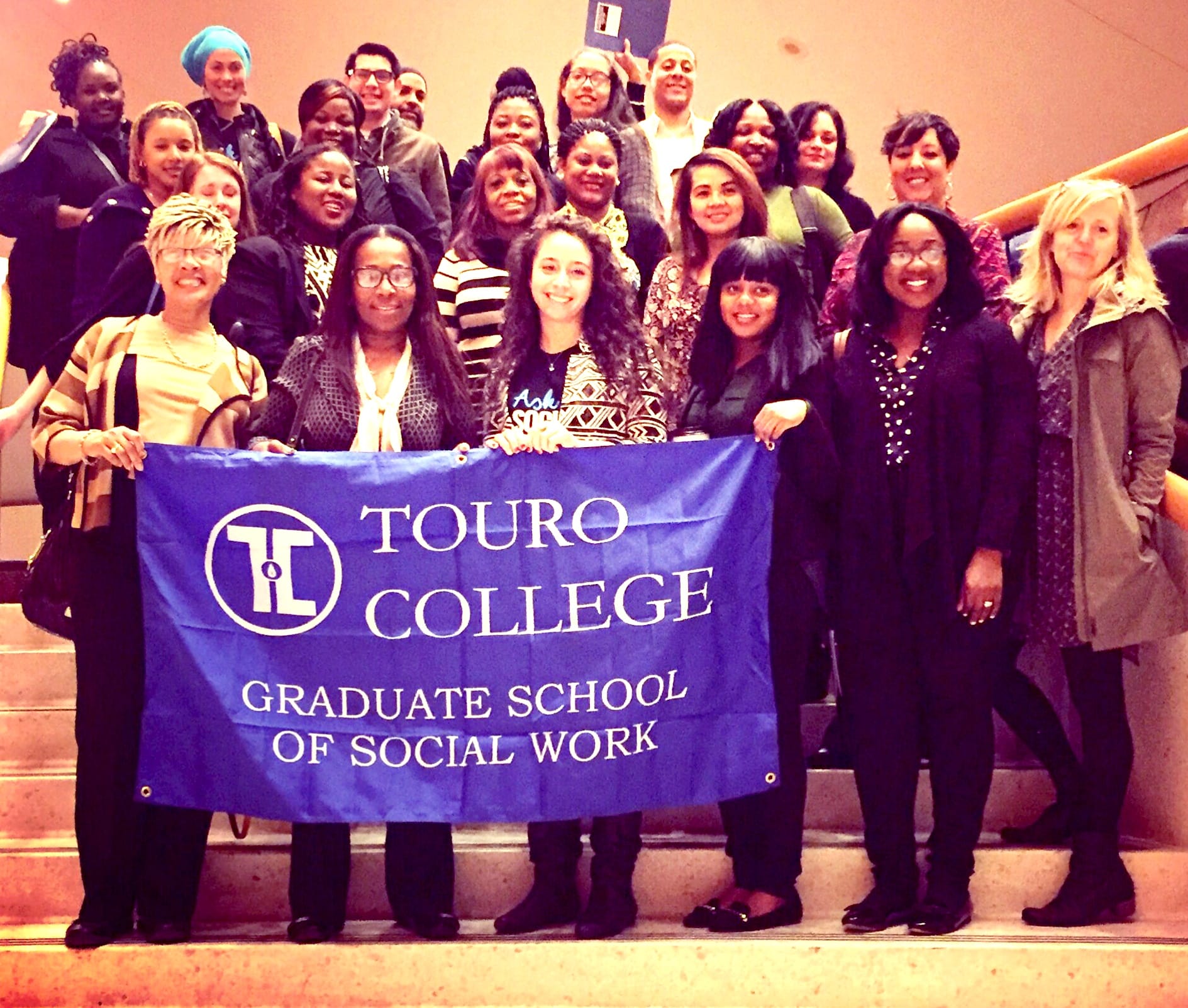 Graduate School of Social Work Students in state capital on Legislative Action Day