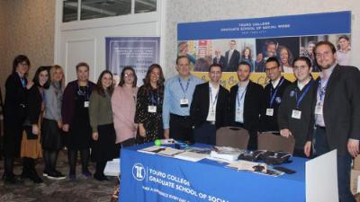 Touro MSW students, alumni, faculty and administration at NEFESH Conference